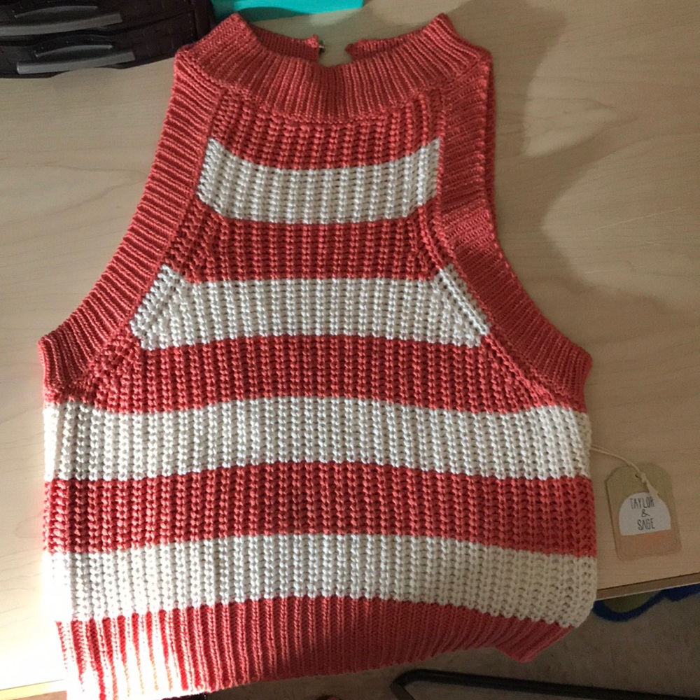Striped Crop top